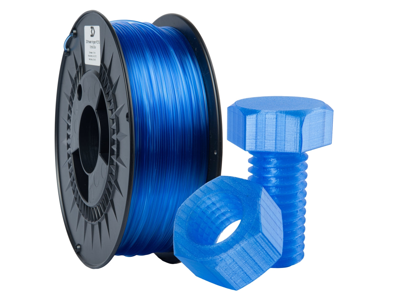 Filamento PCTG azul cristal | 3DPower