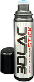 3DLAC Stick Water barra de pegamento para impresión 3D, con la tapa levantada y el aplicador azul