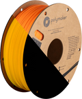 Bobina de filamento PLA naranja luminiscente, Polymaker, 1,75 mm