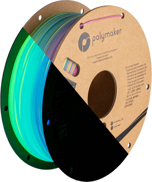 Filamento PLA arcoíris luminiscente | Polymaker