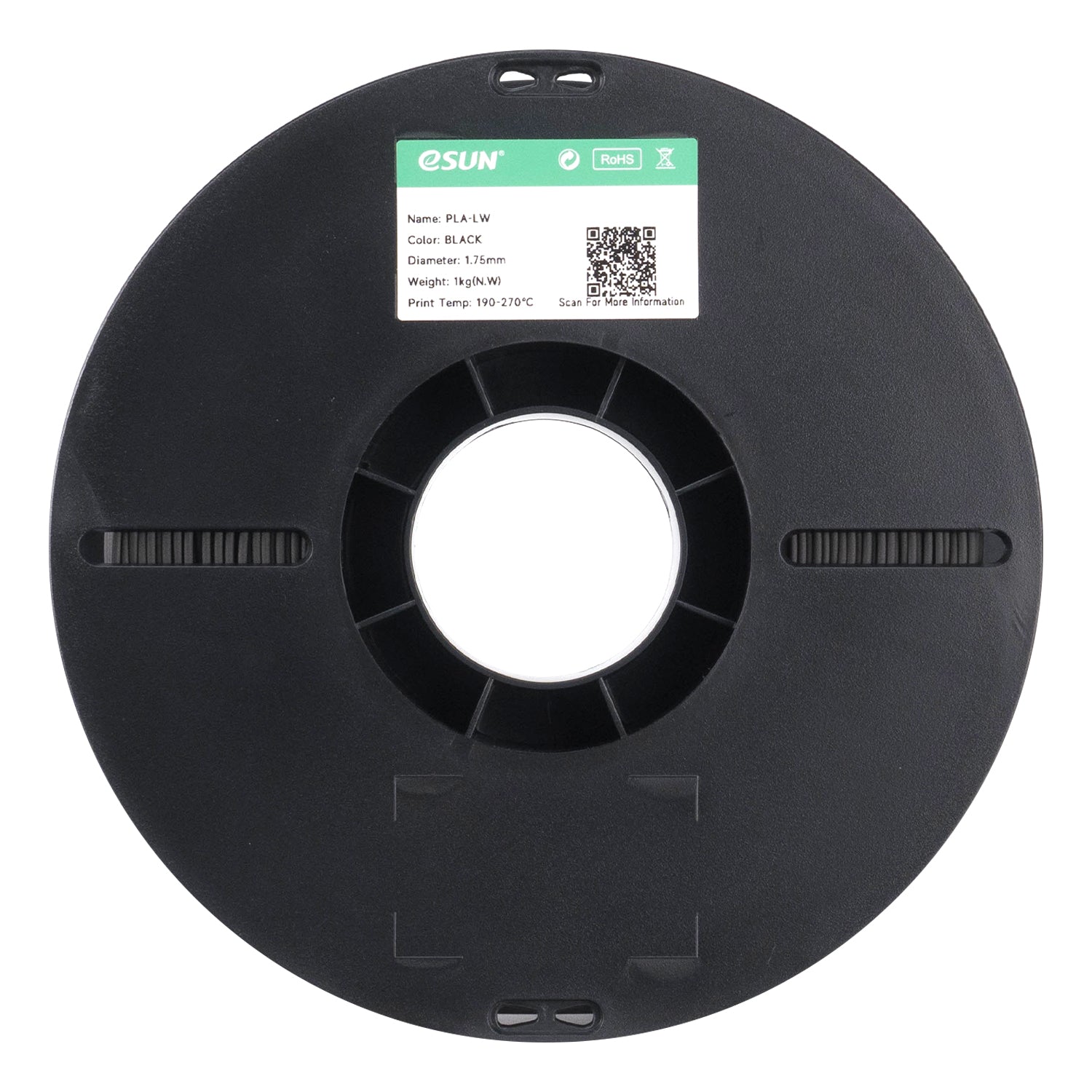 Filamento PLA-LW negro | eSUN