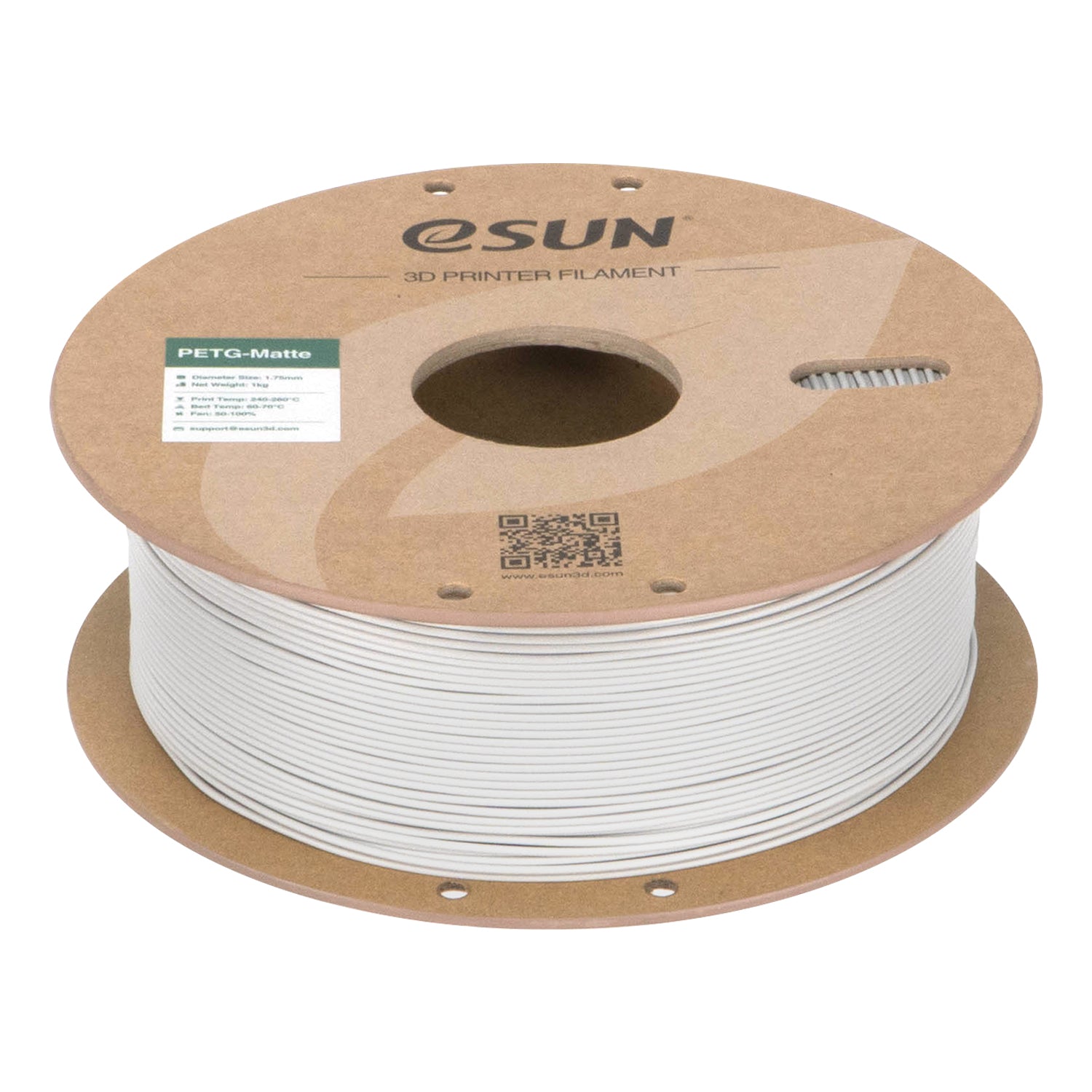 Filamento PETG gris cemento mate | eSUN