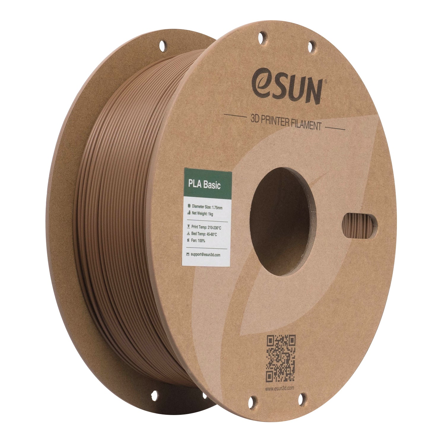 Filamento PLA-Basic marrón | eSUN