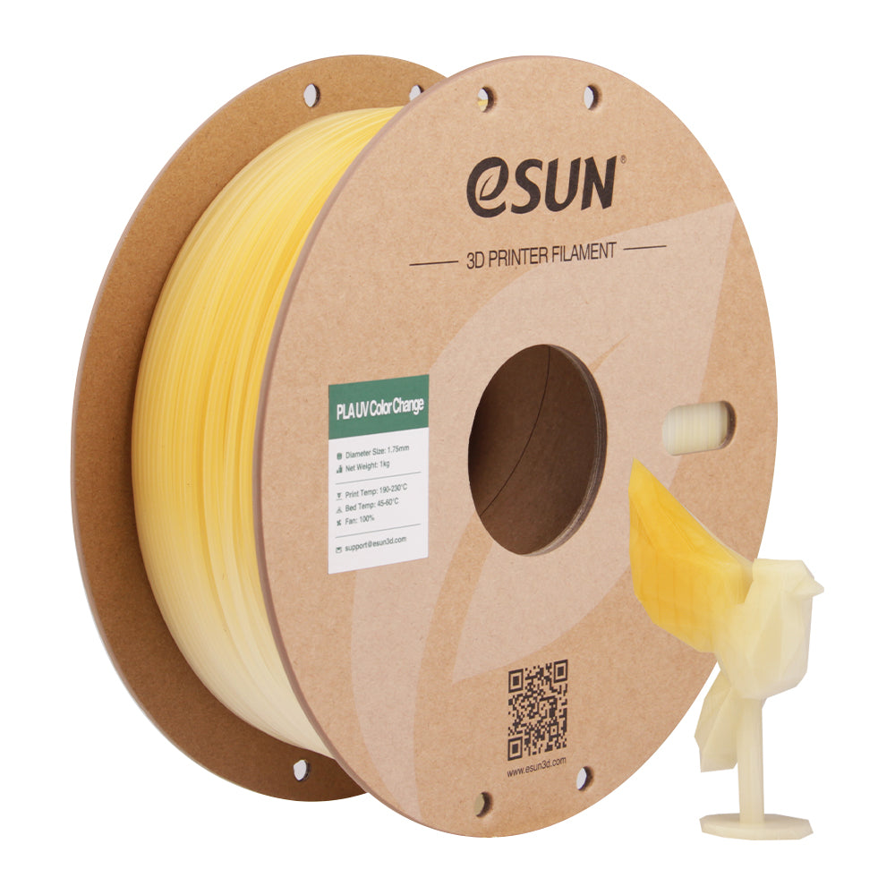 Filament PLA UV colour-changing, yellow | eSUN