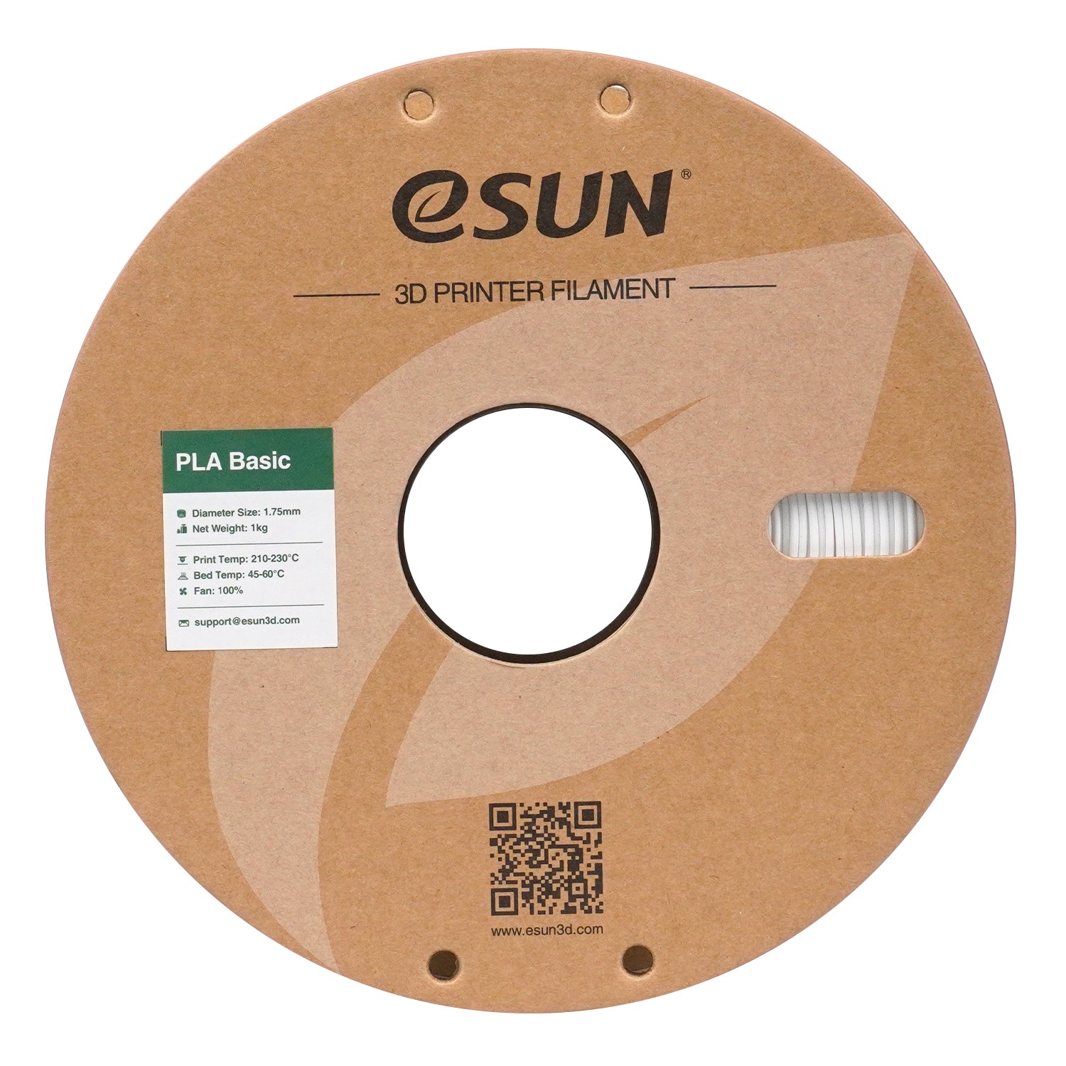 Filamento PLA-Basic blanco | eSUN