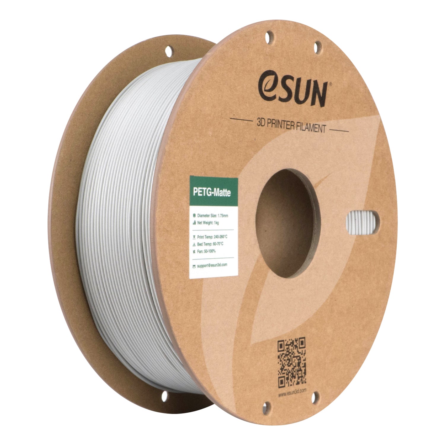 Filamento PETG gris cemento mate | eSUN