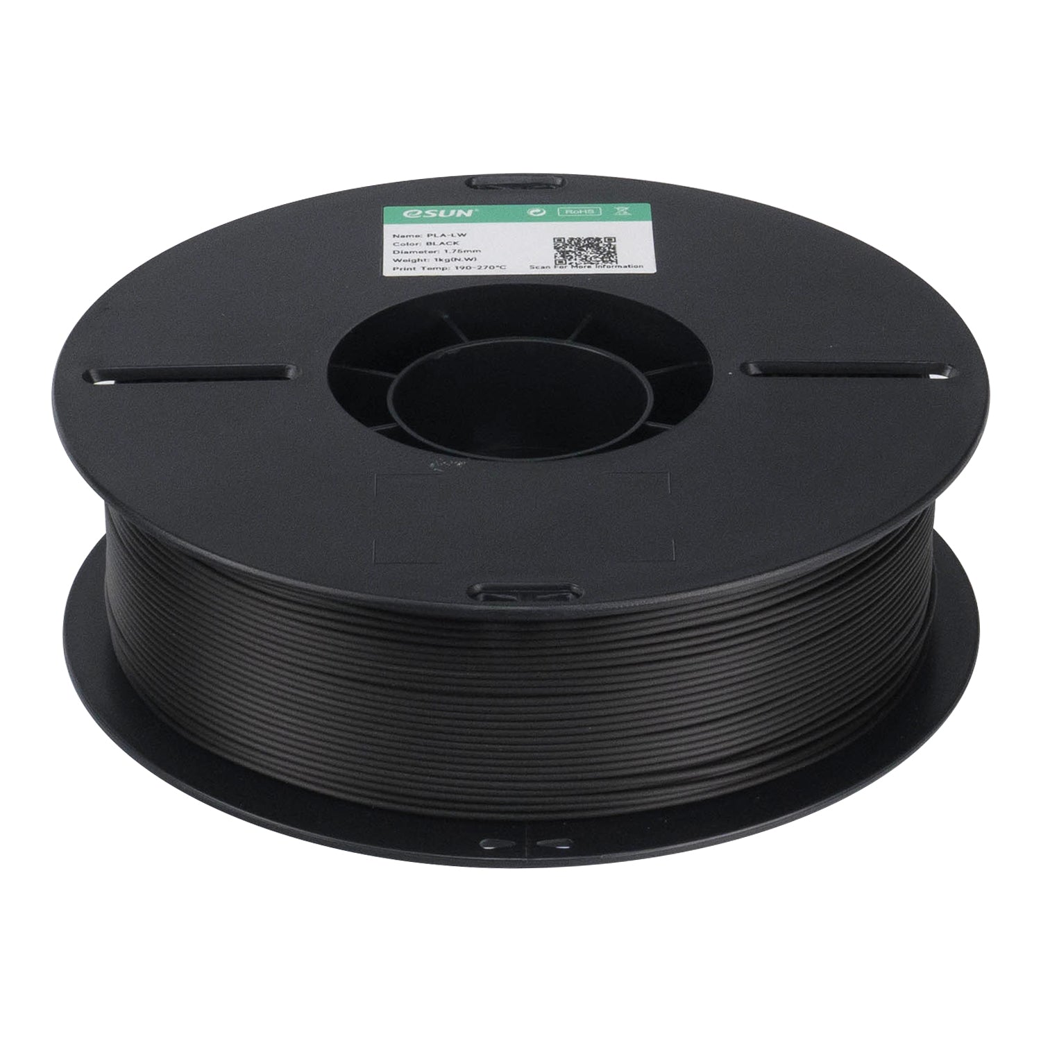Filamento PLA-LW negro | eSUN