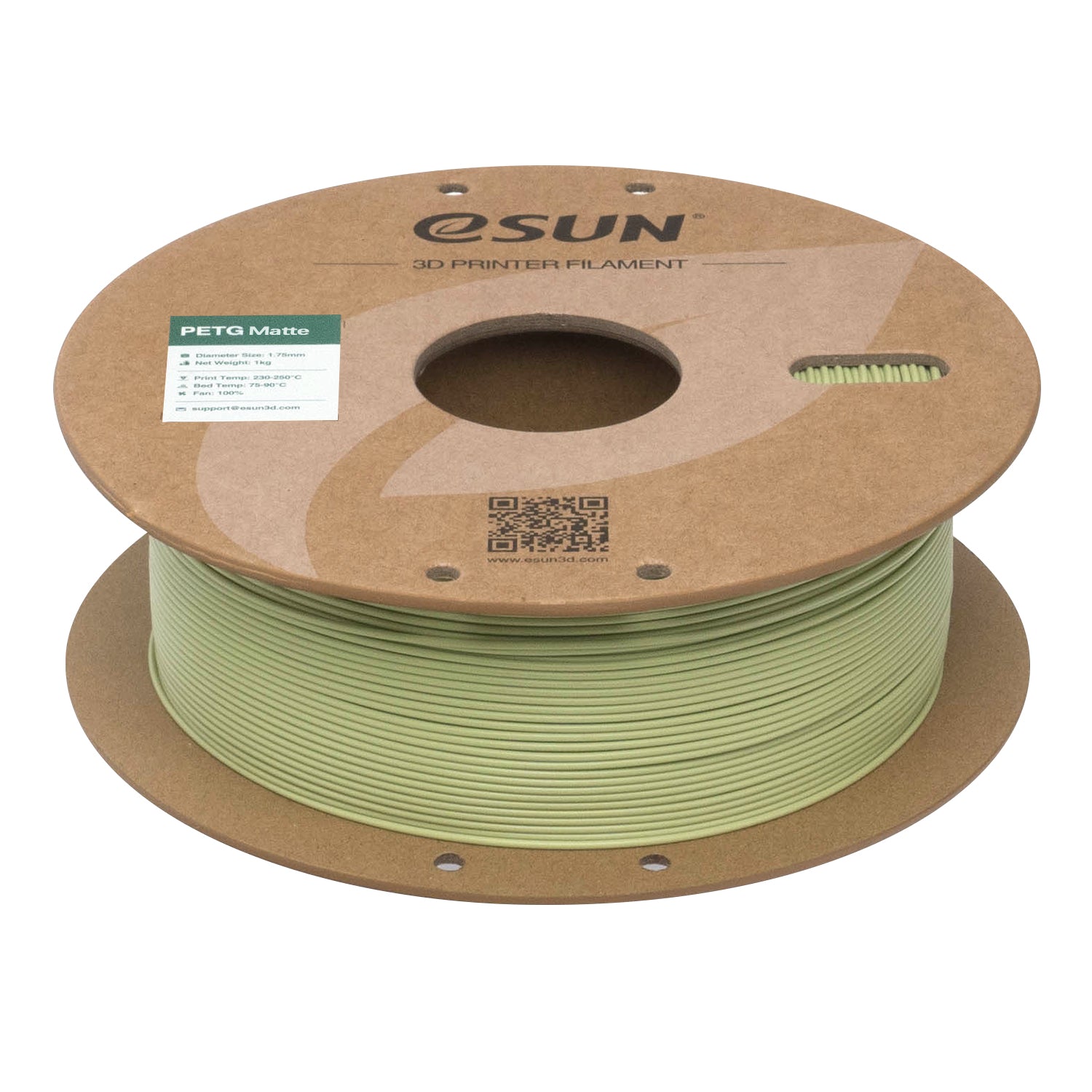 Filamento PETG verde matcha mate | eSUN