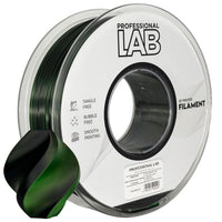 Filament Silk PLA Dual Color black green | Prof. Lab