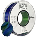 Spool of Silk PLA Tri Color blue green purple filament, Prof. Lab, 1.75 mm
