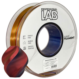 Filament Silk PLA Tri Color red yellow blue | Prof. Lab