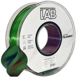 Filament Silk PLA Tri Color red blue green | Prof. Lab