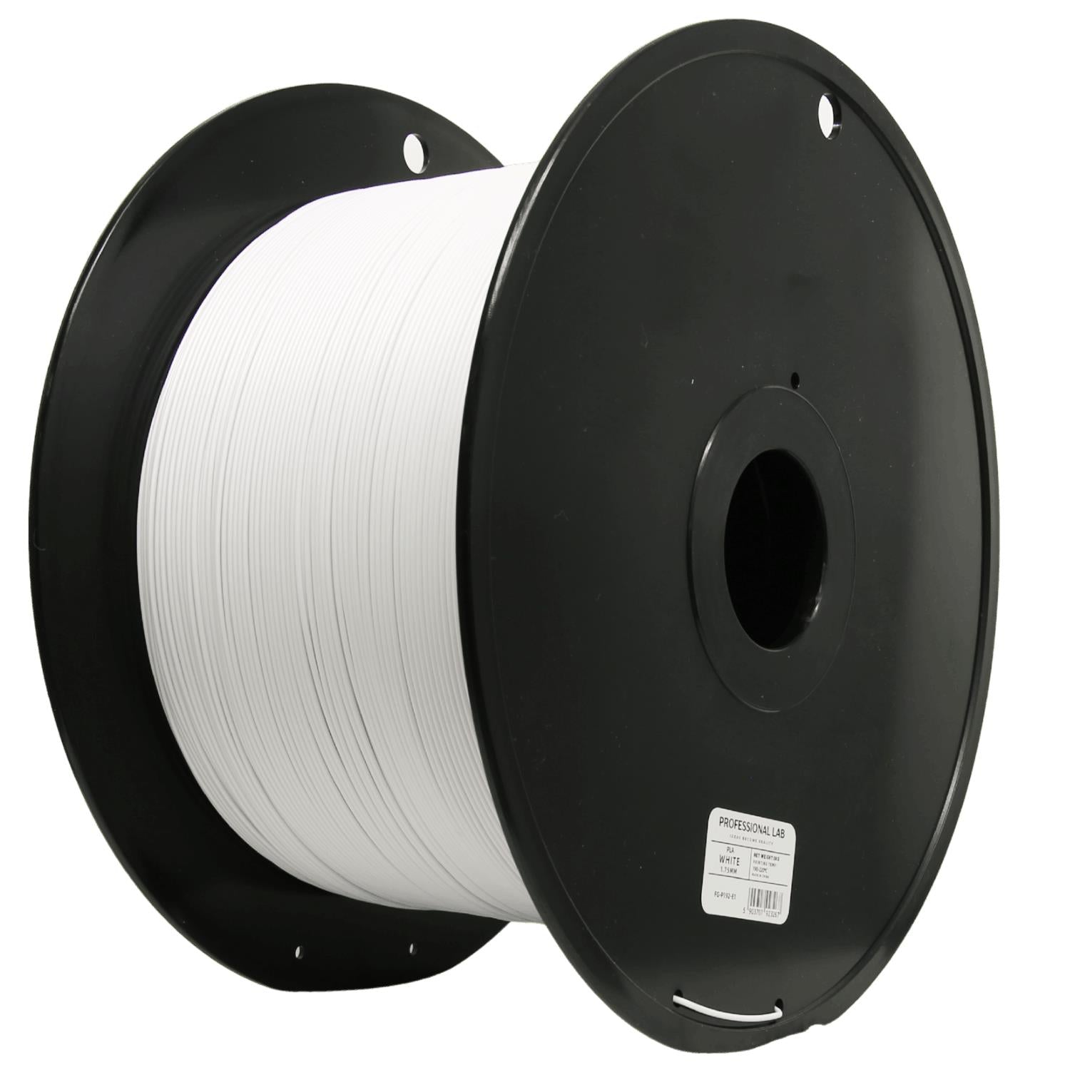Bobina de filamento PLA blanco 5 kg, Prof. Lab, 1,75 mm
