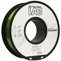 Filamento PETG verde transparente | Prof. Lab
