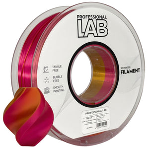 Filament Silk PLA Dual Color pink gold | Prof. Lab