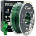 Spool of Silk PLA Dual Color black green filament, Smart Print, 1.75 mm