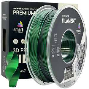 Filament Silk PLA Dual Color black green | Smart Print