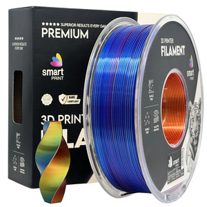 Filamento Silk PLA Tri Color rojo amarillo azul | Smart Print