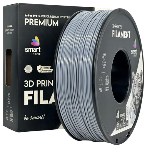 Bobina de filamento ASA gris, Smart Print, 1,75 mm