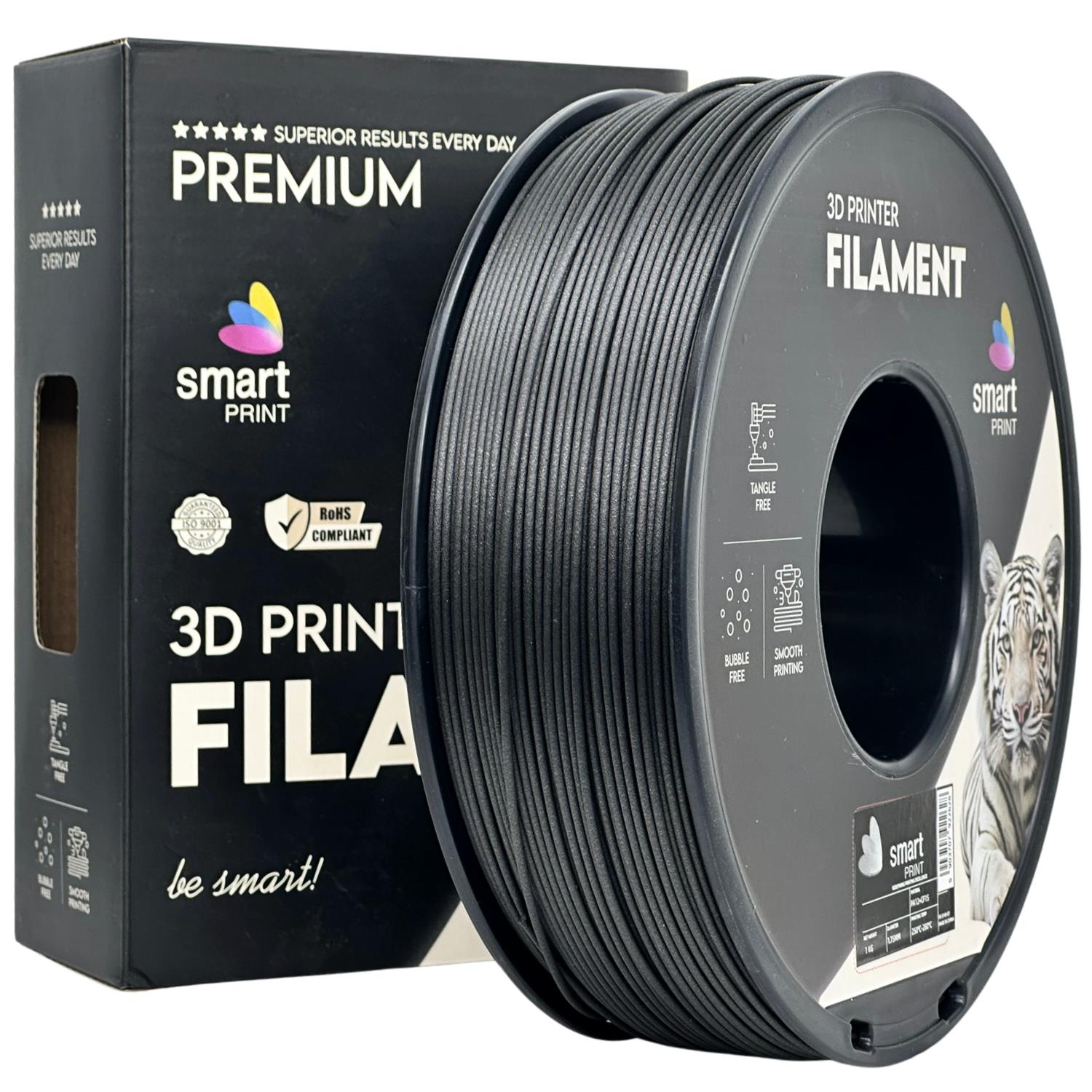 Spool of PA12-CF15 filament, Smart Print, 1.75 mm