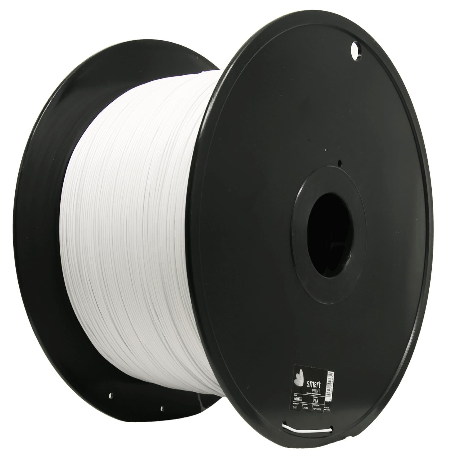 Bobina de filamento PETG blanco 5 kg, Smart Print, 1,75 mm