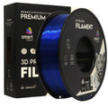 Bobina de filamento PETG azul transparente, Smart Print, 1,75 mm