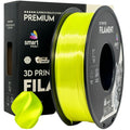 Spool of Silk PLA yellow filament, Smart Print, 1.75 mm