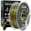Bobina de filamento Silk PLA Dual Color negro oro, Smart Print, 1,75 mm
