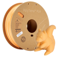 Spool of PLA matte pastel peach filament, Polymaker, 1.75 mm