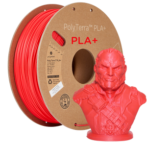 Filamento PLA+ rojo satinado | Polymaker