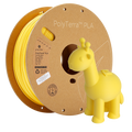 Bobina de filamento PLA amarillo mate, Polymaker, 1,75 mm