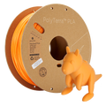 Spool of PLA matte orange filament, Polymaker, 1.75 mm